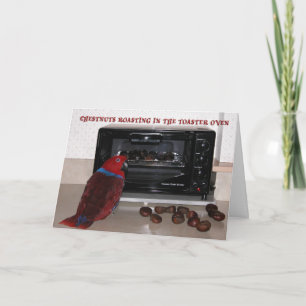 Kastanjes Feestdagen Kaart