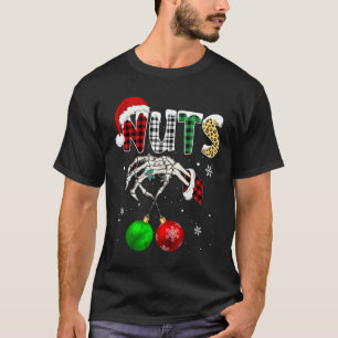 Kastanjes Kerstmis Borst Noten Xmas Paar Matchin T-shirt