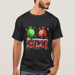 Kastanjes Leuke Bijpassende Koppels Kerstverlichti T-shirt