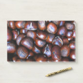 Kastanjes Post-it® Notes (Op bureau)