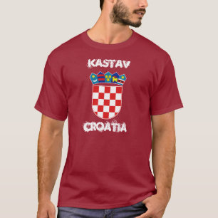 Kastav, Kroatië met wapen T-shirt