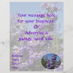 Kastboom Purple Flowers Flyer