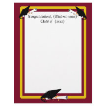 Kastdroog voor studeren - Schoolkleuren Rood en go