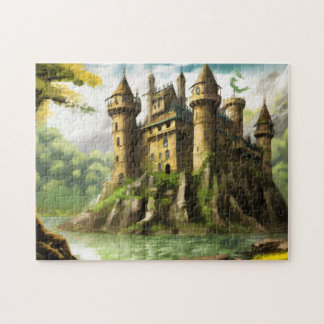 Kasteel 3 Easy Brain Art Puzzels Foto Puzzels Inte