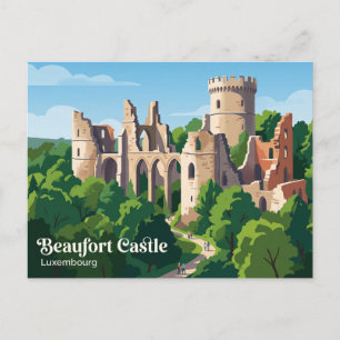 Kasteel Beaufort Luxemburg Briefkaart