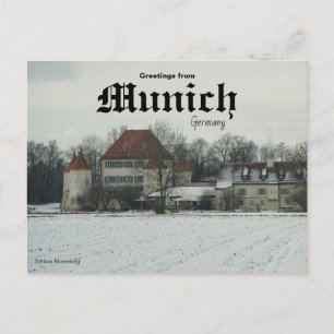 Kasteel Blutenburg München Duitsland Ansichtkaart Briefkaart