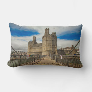 Kasteel Caernarfon Wales. Kussen