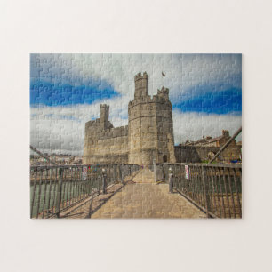 Kasteel Caernarfon. Wales Legpuzzel