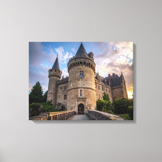 kasteel canvas afdruk (Voorkant)