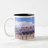 Kasteel Chantilly, Oise, Frankrijk Tweekleurige Koffiemok (Links)