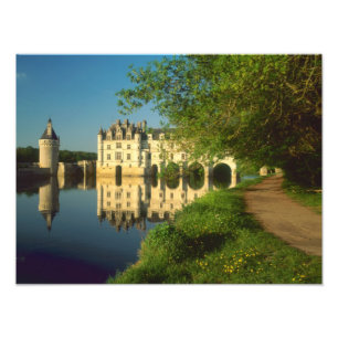 Kasteel Chenonceau, Loirevallei, Foto Afdruk