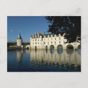 Kasteel Chenonceau, rivier Cher, Loir-et-Cher, 2 Briefkaart