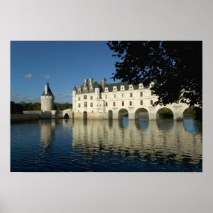 Kasteel Chenonceau, rivier Cher, Loir-et-Cher, 2 Poster