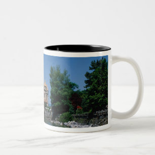 Kasteel Chillon, Meer van Genève, kanton Vaud, Tweekleurige Koffiemok