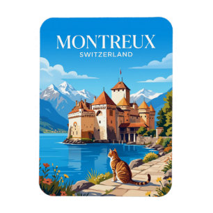 Kasteel Chillon Zwitserland Magneet