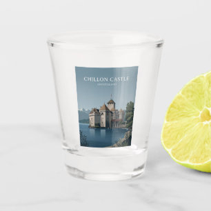 Kasteel Chillon Zwitserland Shot Glas