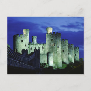 Kasteel Conwy, Gwynedd, Wales Briefkaart