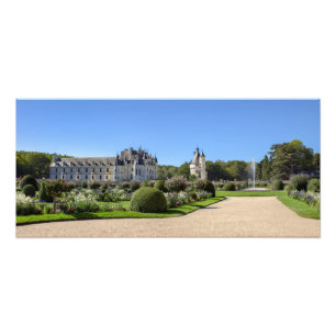 Kasteel de Chenonceau in de Loirevallei - Frankrij Foto Afdruk