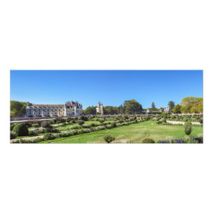 Kasteel de Chenonceau in de Loirevallei - Frankrij Foto Afdruk