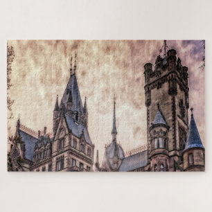 Kasteel Drachenburg Duitsland. Legpuzzel