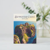 Kasteel Dunnottar Schotland Briefkaart (Staand voorkant)