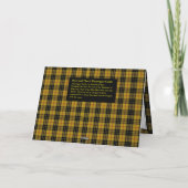 Kasteel Dunvegan MacLeod Clan Vouwbare Wenskaart Kaart (Achterkant)