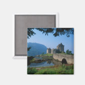 Kasteel Eilean Donan, Hooglanden, Schotland 2 Magneet (Voorkant / Achterkant)