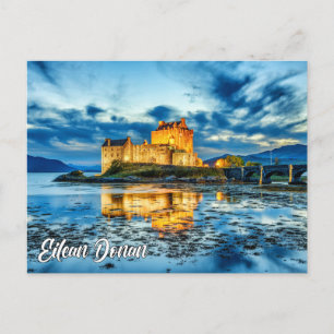 Kasteel Eilean Donan, Hooglanden, Schotland Briefkaart