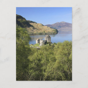 Kasteel Eilean Donan, Schotland. Het beroemde Eile Briefkaart