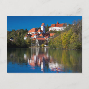 Kasteel en abdij aan de rivier briefkaart