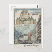 Kasteel Frontenac Briefkaart (Voorkant / Achterkant)