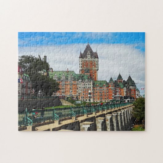 Kasteel Frontenac Quebec. Legpuzzel (Horizontaal)