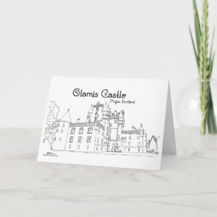 Kasteel Glamis Schotland Kaart