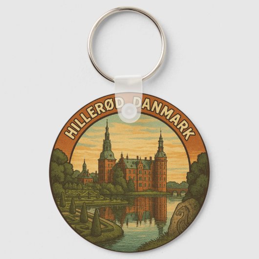 Kasteel Hillerød Denemarken Sleutelhanger (Voorkant)