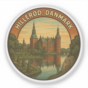 Kasteel Hillerød Denemarken Sticker