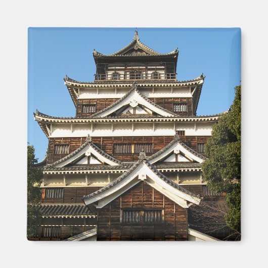 Kasteel Hiroshima 広島城, Hiroshima, Japan Magneet (Voorkant)