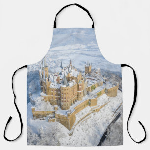 Kasteel Hohenzollern: besneeuwd Duitsland. Schort