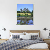 Kasteel Inverary, Strathclyde, Schotland Canvas Afdruk (Insitu (Slaapkamer))