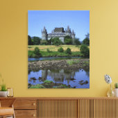 Kasteel Inverary, Strathclyde, Schotland Canvas Afdruk (Insitu (Woonkamer))