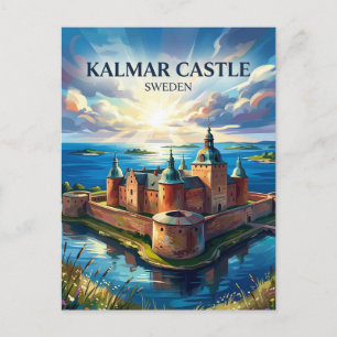 Kasteel Kalmar Zweden Briefkaart