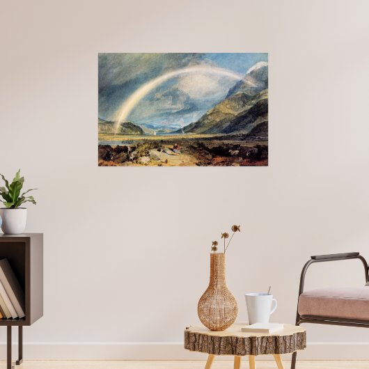 Kasteel Kilchern van J.M.W. Turner, Poster (Woonkamer 3)