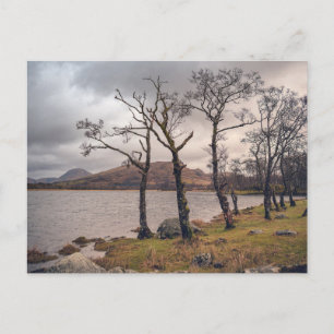 Kasteel Kilchurn aan de oever van Loch Awe Feestdagenkaart