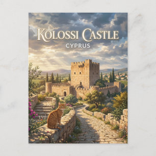 Kasteel Kolossi, Kolossi Cyprus Briefkaart