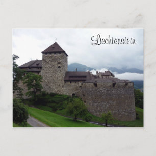 kasteel liechtenstein vaduz briefkaart