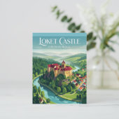 Kasteel Loket Tsjechië Briefkaart (Staand voorkant)