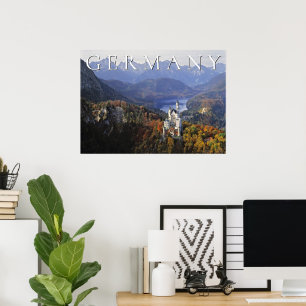 Kasteel Neuschwanstein Duitsland, Beieren Poster