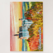Kasteel Neuschwanstein, Duitsland, in de herfst Legpuzzel (Verticaal)