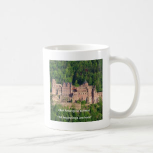 Kasteel Neuschwanstein Frankfurt & Duitse Quote Koffiemok