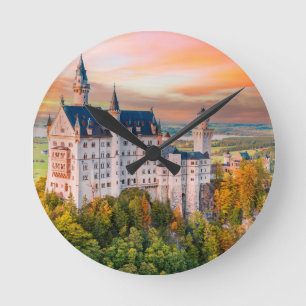 Kasteel Neuschwanstein in Beieren Ronde Klok