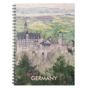 Kasteel Neuschwanstein in Duitsland Notitieboek